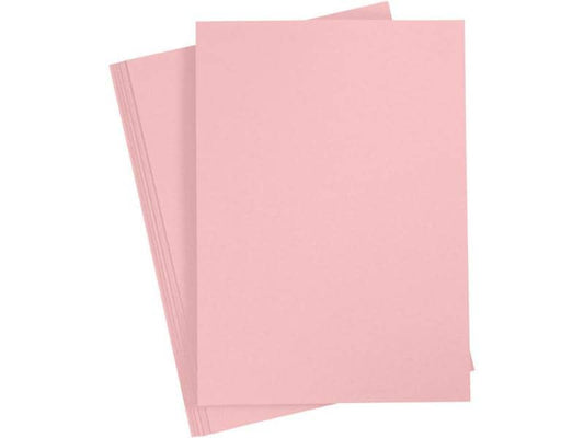 Creativ Company Papier cartonné A4, 10 feuilles, rose