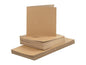 Creativ Company Carte vierge 15 x 15 cm 50 jeux, brun