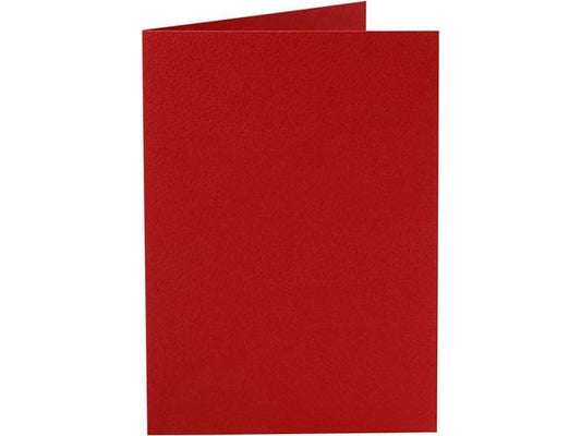 Creativ Company Carte vierge 10.5 x 15 cm sans enveloppe, rouge