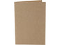 Creativ Company Carte vierge 10.5 x 15 cm sans enveloppe, Nature