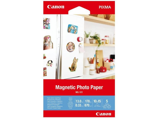 Canon Papier photo MG-101 10x15 cm Magnétique