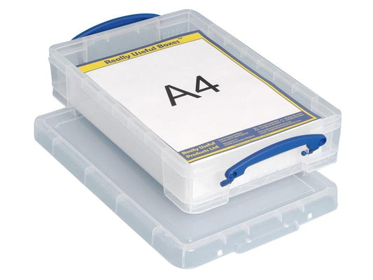 Really Useful Box Boîte de rangement 4 Litre Transparent