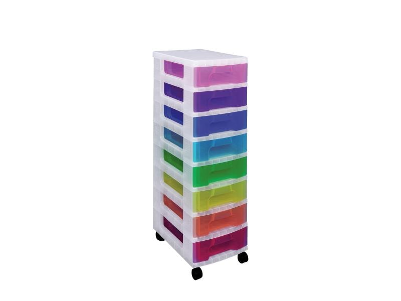 Really Useful Box Boîte de rangement 8 x 7 litres Multicolore