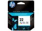 HP Encre Nr. 22 (C9352AE) Cyan/Magenta/Yellow