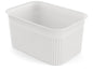 Rotho Boîte de rangement Brisen 4.5 l, blanc