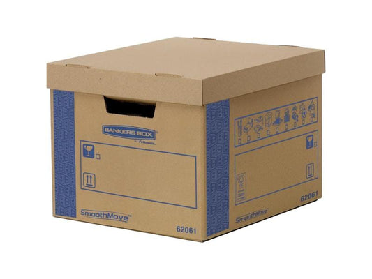 Fellowes Carton de déménagement Smoothmove Prime 38.7 x H 28.7 x P 43.0 cm 5 pièces