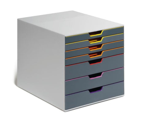 DURABLE Boîte à tiroirs Varicolor 7 gris
