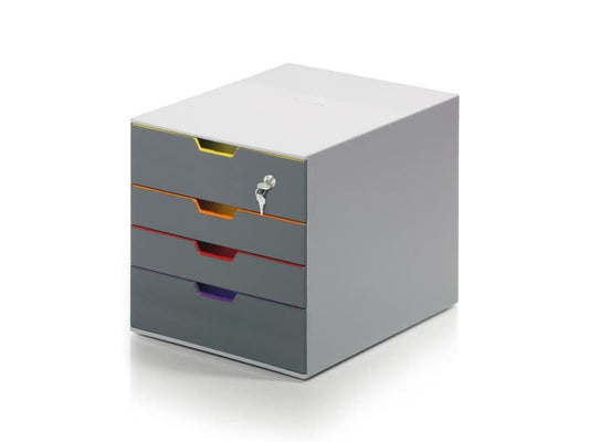 DURABLE Boîte à tiroirs Varicolor Safe 6 gris