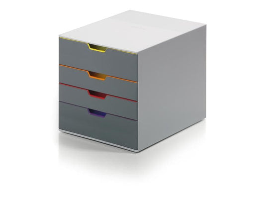 DURABLE Boîte à tiroirs Varicolor 4 gris