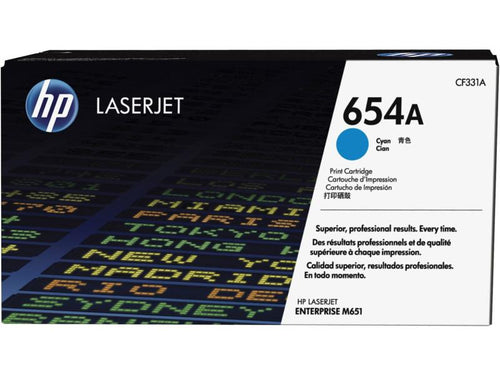 HP Toner Nr. 654A (CF331A) Cyan
