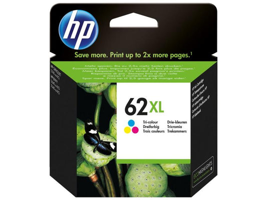 HP Encre Nr. 62XL (C2P07AE) Cyan/Magenta/Yellow