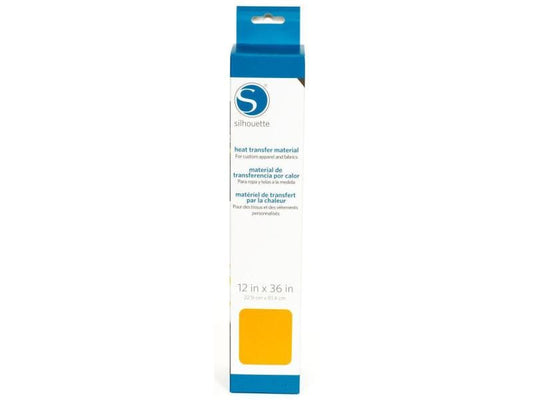 Silhouette Film thermocollant 30.5 cm x 90 cm Jaune, lisse