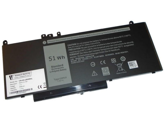 Vistaport Batterie pour DELL Latitude E5450/E5550