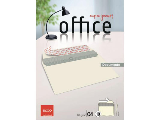 ELCO Enveloppe Office Documento C4 sans fenêtre, 10 pièces