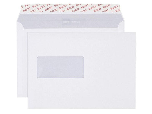ELCO Classic C5 Briefumschlag mit Fenster links, 500 Stück