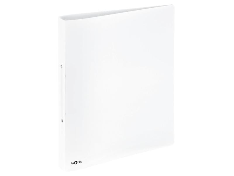 Pagna Classeur à anneaux A4 PP 3.3 cm, Blanc