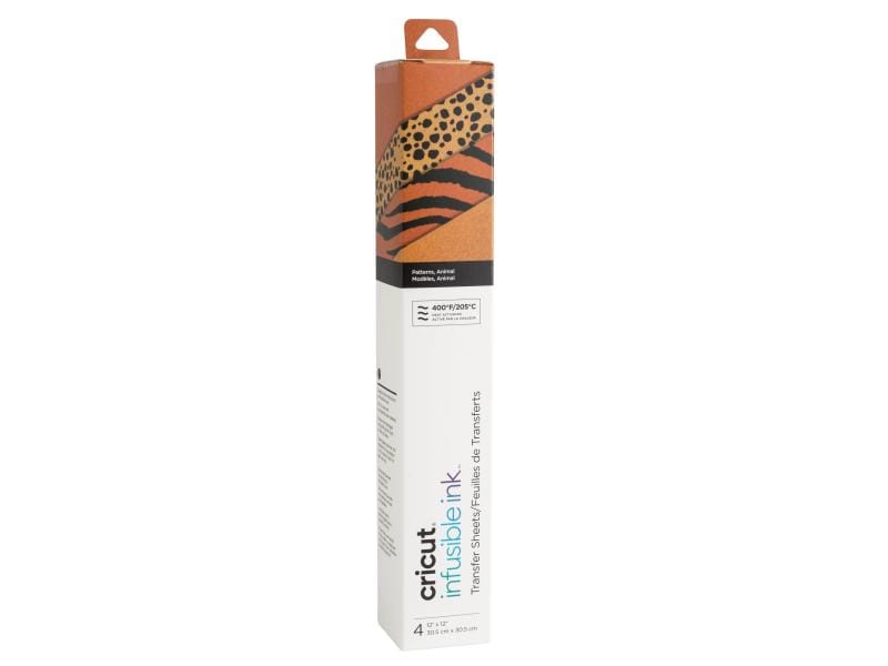 Cricut Film thermocollant Infusible Ink Leopard 30.5 x 30.5 cm, 4 pièces