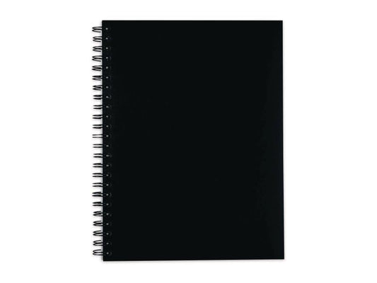 ELCO Bloc-notes de collège Plaid A5 5 mm Noir, 1 pièce