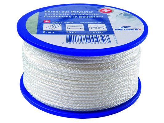 Meister Cordon Ø 2 mm, 50 m, 80 kg, Blanc