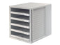HAN Boîte à tiroirs A4 Ensemble de cabinet, gris