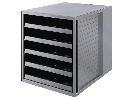 HAN Boîte à tiroirs Karma A4 Ensemble de cabinet, gris