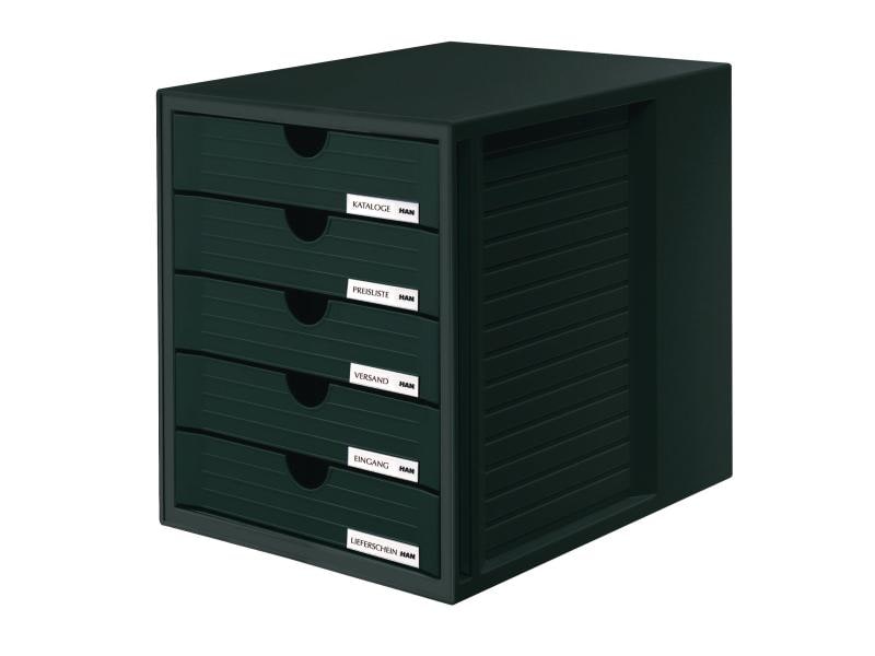 HAN Boîte à tiroirs Systembox A4 Schwarz
