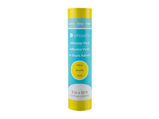 Silhouette Film de vinyle Glossy 22.9 cm Jaune
