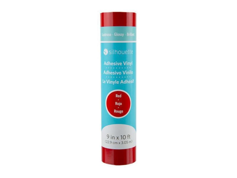 Silhouette Film de vinyle Glossy 22.9 cm rouge
