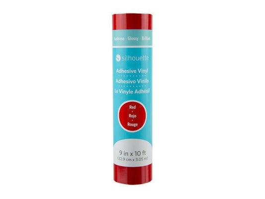 Silhouette Film de vinyle Glossy 22.9 cm rouge