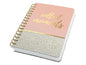 Jolie Carnet de notes Sweet Dots A5, Pois, Doré/Rose/Noir/Blanc