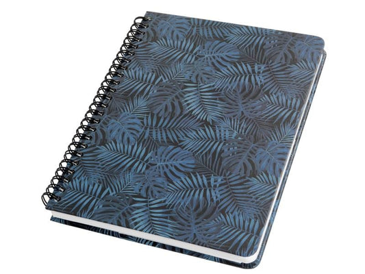 Jolie Carnet de notes Mystic Jungle A5, Pois, Bleu/Noir