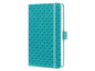 Jolie Carnet de notes JN102 A6, À lignes, Aqua