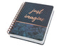 Jolie Carnet de notes Mystic Jungle A5, Pois, Bleu/Cuivre/Noir