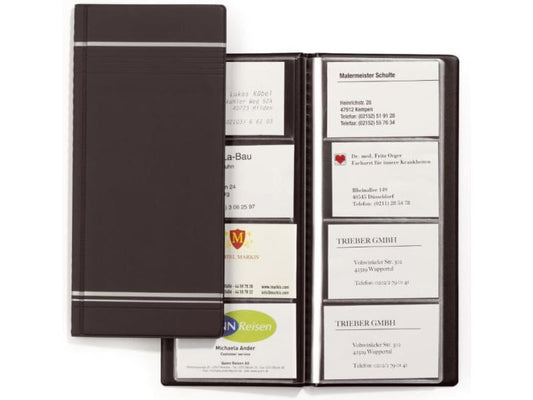 DURABLE Classeur de cartes de visite Visifix pour 96 cartes de visite, anthracite