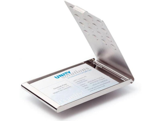 DURABLE Étui pour cartes de visite  Business Card Box Chrome