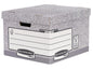 Fellowes Boîte d’archivage Bankersbox System 29.4 x 38.7 x 44.5 cm Gris