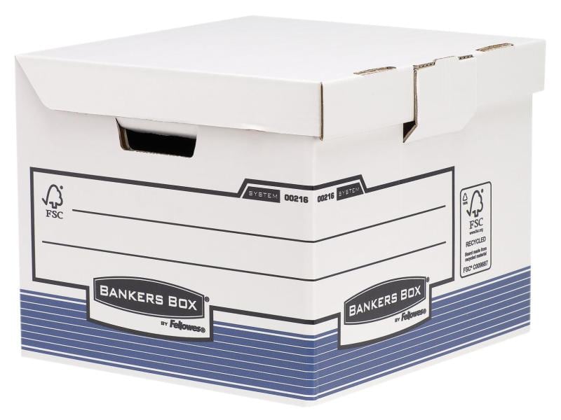 Fellowes Boîte d’archivage Bankers Box 31 x 37.7 x 39.5 cm dix pièces
