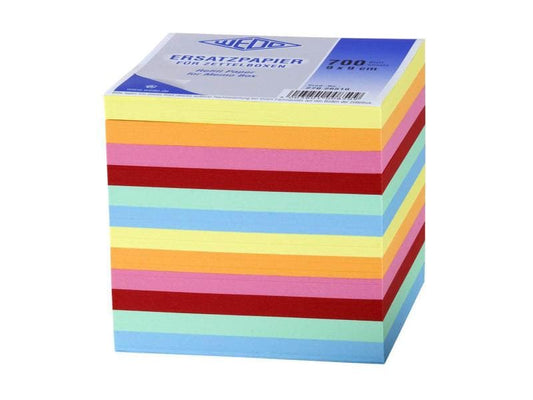 WEDO Fiche de bloc-notes 900 feuilles, multicolores