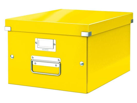 Leitz Boîte de rangement Click & Store A4 Jaune