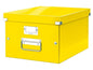 Leitz Boîte de rangement Click & Store A4 Jaune