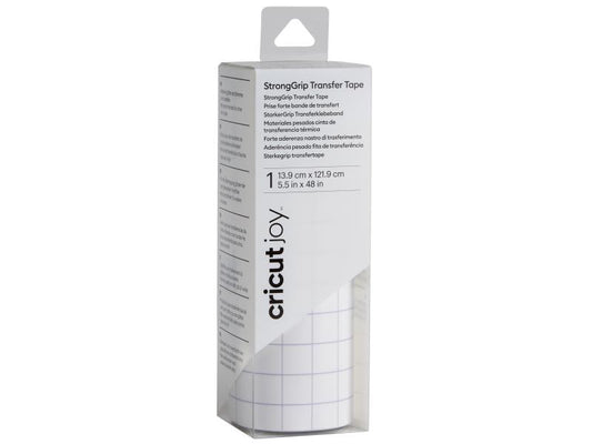 Cricut Papier de transfert Joy 13.9 cm x 121.9 cm Stronggrip Blanc