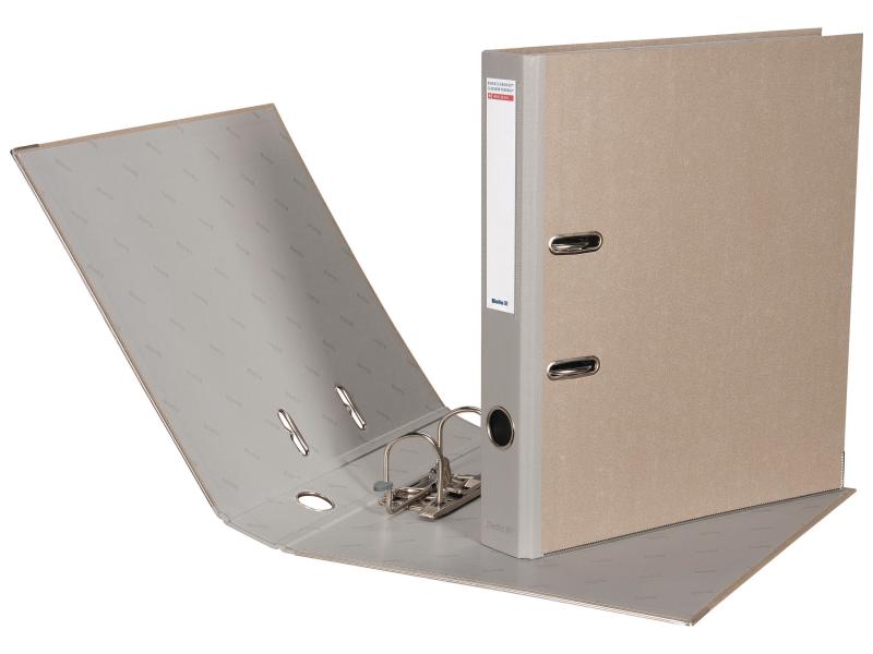 Biella Classeur fédéral A4 4 cm, Beige / Gris