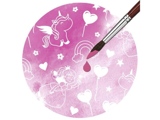 URSUS Papier magique 250 g/m2 10 Feuille, Blanc, Licorne