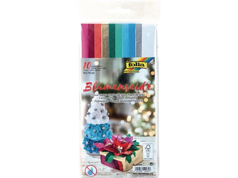 Folia Papier de soie 50 x 70 cm Multicolore