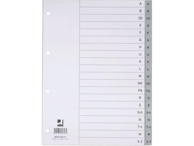 CONNECT Registre A4, A-Z