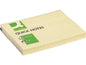 CONNECT Fiche de bloc-notes Quick Notes 76 x 102 mm, jaune