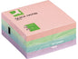 CONNECT Fiche de bloc-notes Quick Notes 76 x 76 mm, pastel