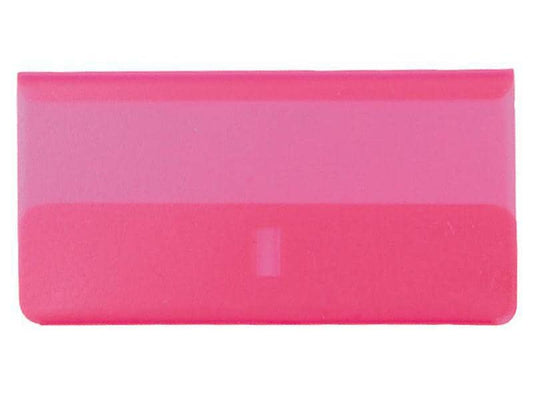 CONNECT Accessoires pour dossiers suspendus Pochettes transparentes, 60 mm, rose, 25 pcs.