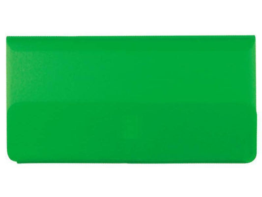 CONNECT Accessoires pour dossiers suspendus manchons transparents, 60 mm, vert, 25 pcs.