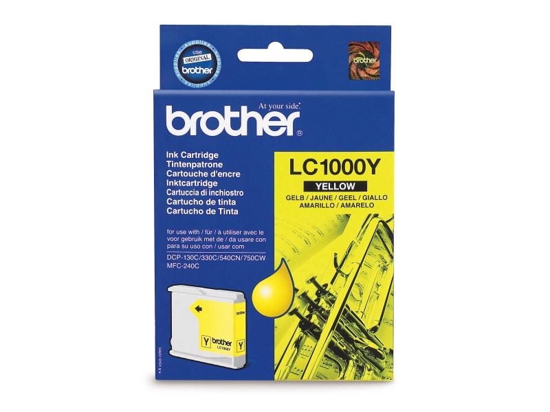 Brother Tinte LC-1000Y Gelb